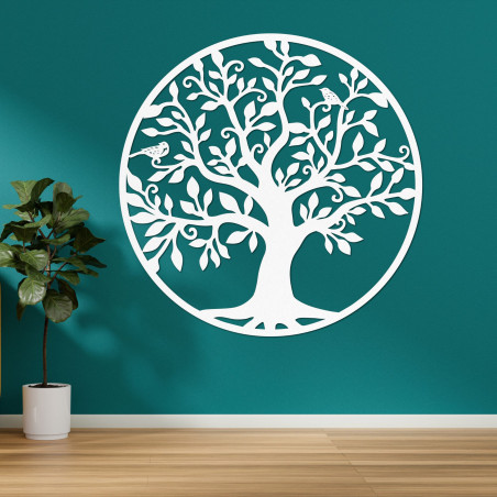 Dřevěný obraz strom života