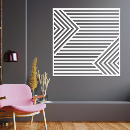 Dřevěná dekorace na zeď - LINEA