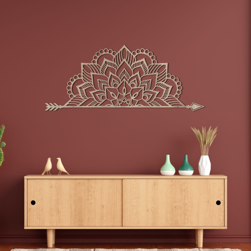 Mandala na zeď ze dřeva | ARONV