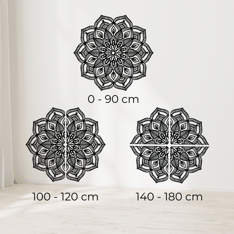 Elegantní dřevěná mandala jako luxusní nástěnná dekorace plná harmonie a klidu
