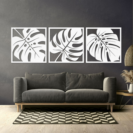 Přírodní nástěnná dekorace monstera - SELERE