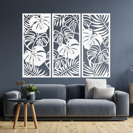 Tropické listy monstera a papraď - LIBOGA