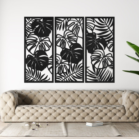 Tropické listy monstera a papraď - LIBOGA