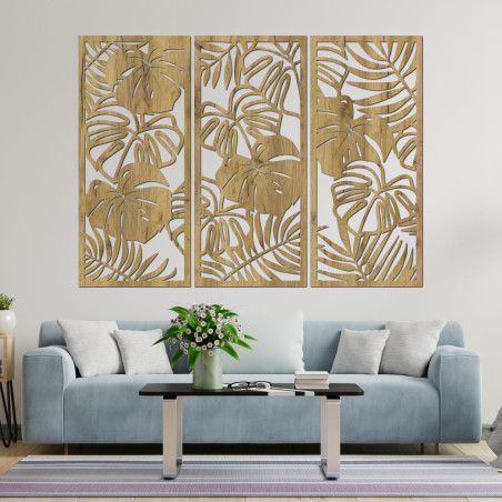 Tropické listy monstera a papraď - LIBOGA