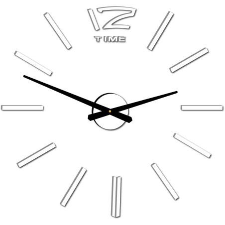 3D hodiny s elegantními ručičkami a minimalistickými hodinovými díly. 3D hodiny s elegantními ručičkami a minimalistickými hodinovými díly.