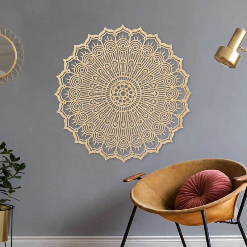 Léčivá mandala na zeď - Elegantní dekorace do...