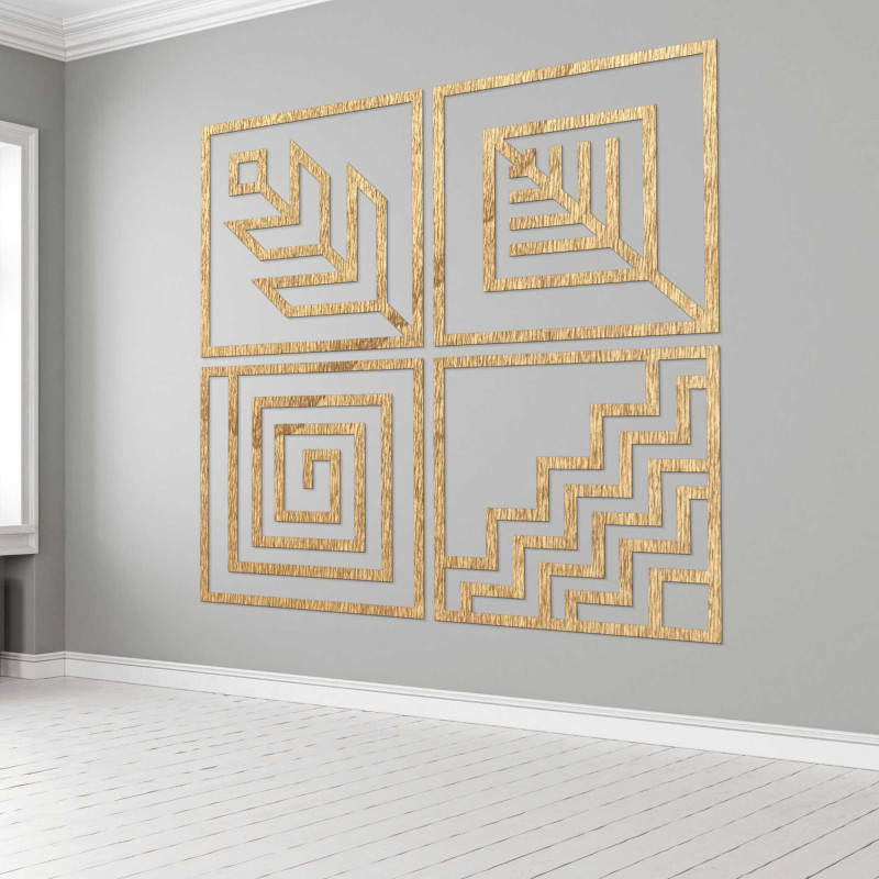 Čtyřdílný obraz na zeď, který dokonale vyplní vaše prostory