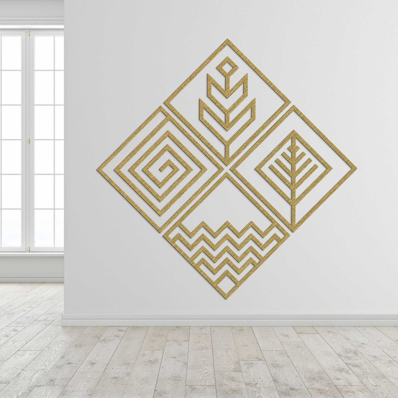 Čtyřdílný obraz na zeď, který dokonale vyplní vaše prostory