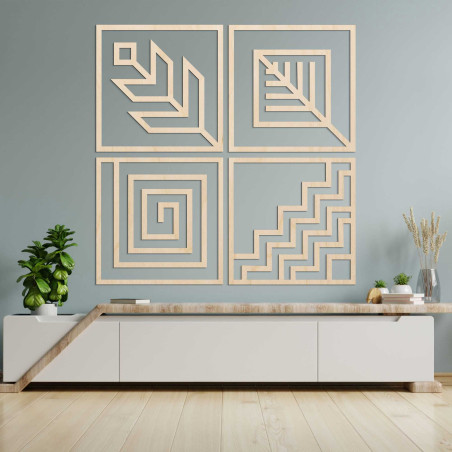 Čtyřdílný obraz na zeď, který dokonale vyplní vaše prostory Čtyřdílný obraz na zeď, který dokonale vyplní vaše prostory