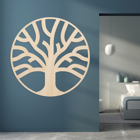 Elegantní dřevěná nástěnná dekorace strom života - SILVA Elegantní dřevěná nástěnná dekorace strom života - SILVA