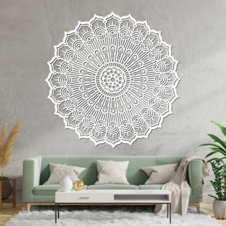 Dřevěná dekorace na stěnu mandala Dřevěná dekorace na stěnu mandala