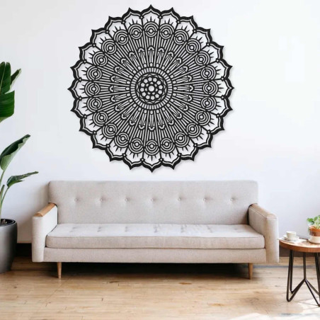 Dřevěná dekorace na stěnu mandala Dřevěná dekorace na stěnu mandala