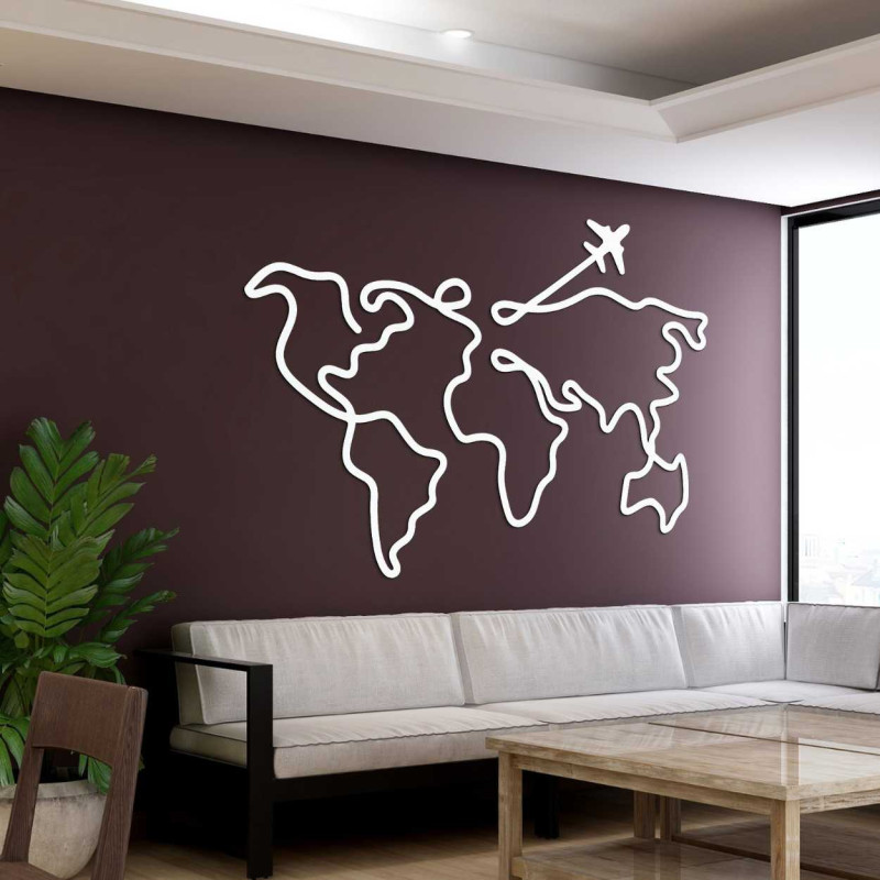 Dřevěná nástěnná mapa - LOTAPO