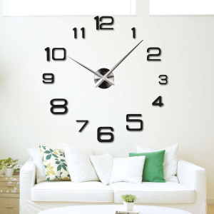 3D Nalepovacie hodiny na stenu DIY - DESING 2