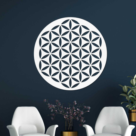 Moderní dřevěná dekorace inspirovaná posvátnou geometrií Moderní dřevěná dekorace inspirovaná posvátnou geometrií