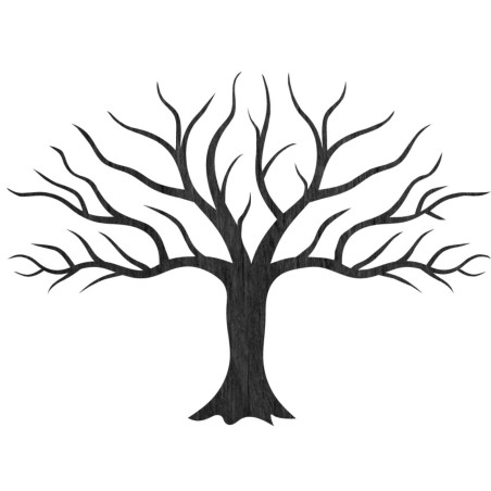 Dřevěná dekorace obraz na zeď větve stromu