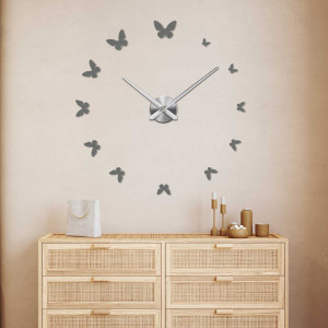 Nalepovací nástěnné hodiny,luxusní hodiny na stentu,plastové hodiny 2