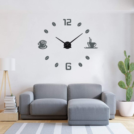 Elegantní nalepovací hodiny na zeď z italského plexiskla Elegantní nalepovací hodiny na zeď z italského plexiskla