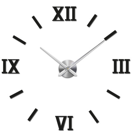 Nástěnné nalepovací hodiny do obýváku