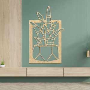 Kruhové nástěnné hodiny ze dřeva s jemnou strukturou povrchu. 2