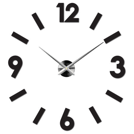 Nalepovací hodiny na zeď DIY z plexiskla, moderní dekorace do obývacího pokoje i kanceláře