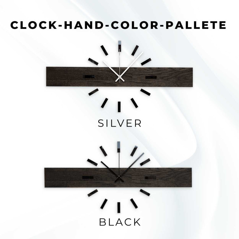 Jednoduché a levné dřevěné hodiny jako univerzální nástěnná dekorace.