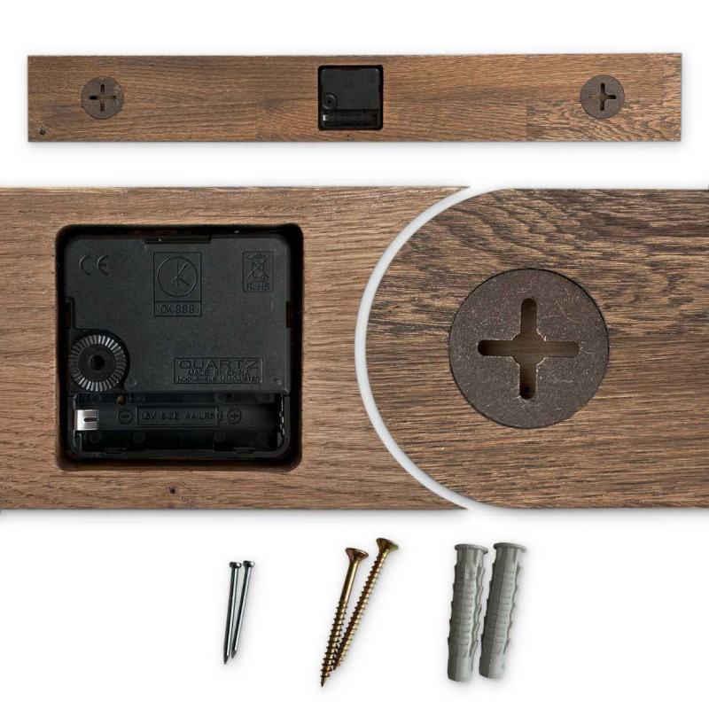 Nadčasové nástěnné hodiny s originálním...