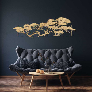 Luxusní dřevěné hodiny na zeď s moderním designem pro kuchyni nebo kancelář. 2