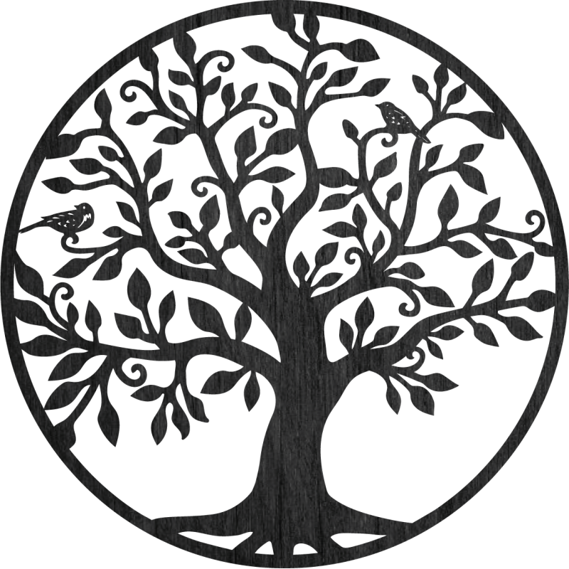 Dřevěná dekorace strom života na zeď, umění |...