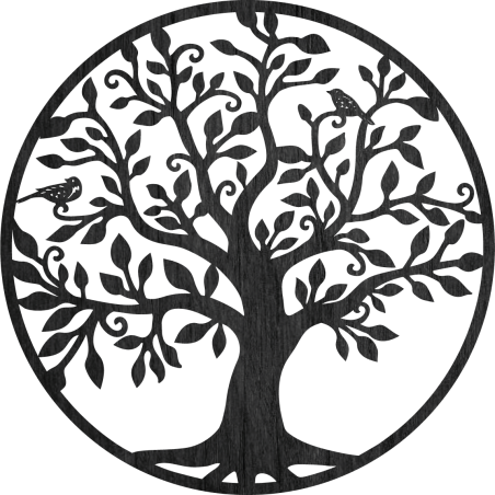 Dřevěná dekorace strom života na zeď, umění | LIFIRIN