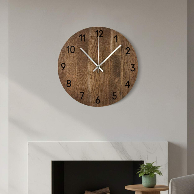 Ručně vyrobené nástěnné hodiny ze solidního...