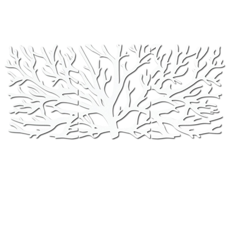 Designový dřevěný obraz Strom života jako dominanta obývacího pokoje