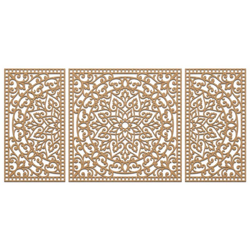 Elegantní HDF mandala, která oživí stěny obývacího pokoje či kanceláře