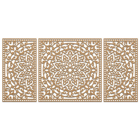 Elegantní HDF mandala, která oživí stěny obývacího pokoje či kanceláře