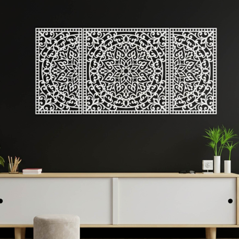 Elegantní HDF mandala, která oživí stěny obývacího pokoje či kanceláře