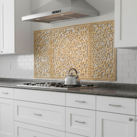 Dřevěná nástěnná dekorace Mandala