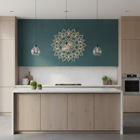 Mandala Květ života ze dřeva – harmonická bytová dekorace