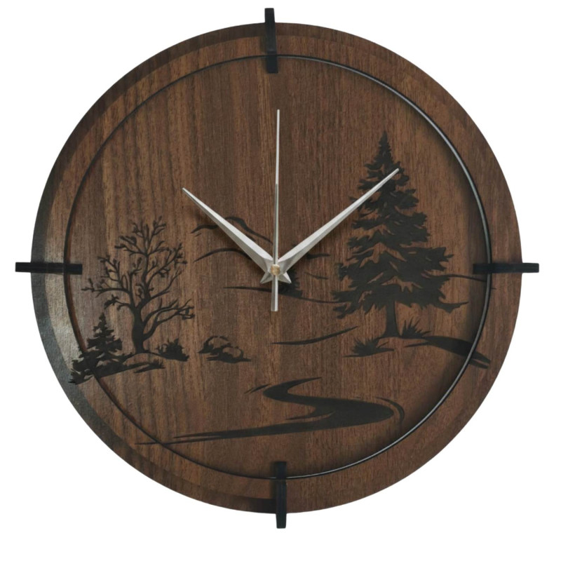 Moderní nástěnné hodiny s minimalistickým designem