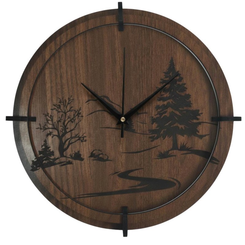 Moderní nástěnné hodiny s minimalistickým designem