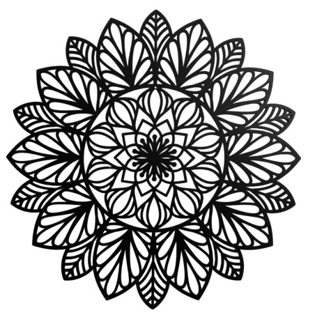 Mandala ze dřeva na zeď – přírodní dekorace do interiéru