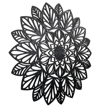 Mandala ze dřeva na zeď – přírodní dekorace do interiéru