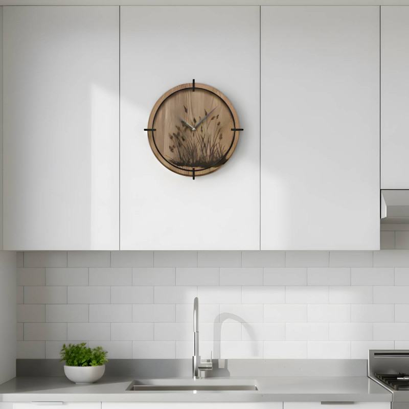 Moderní nástěnné hodiny s tichým mechanismem pro váš pokoj.