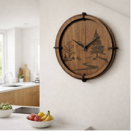Hodiny pro moderní obývací pokoj a elegantní ložnici.