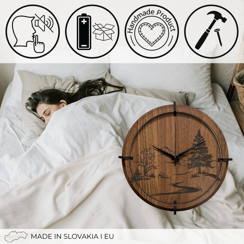 Stylové hodiny do moderního, skandinávského nebo minimalist. domu.