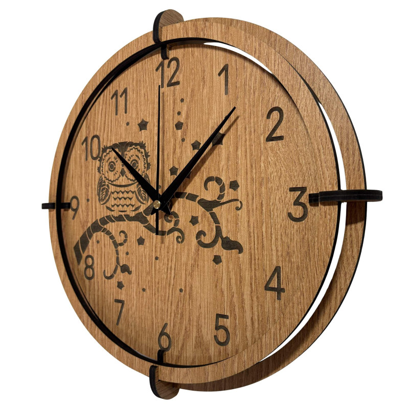 Nástěnné hodiny se sovou – elegantní doplněk do vašeho domu