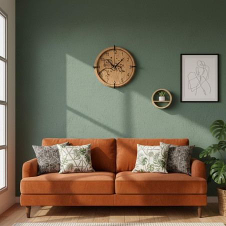 Dekorativní hodiny se sovou – jedinečný design do obývacího pokoje