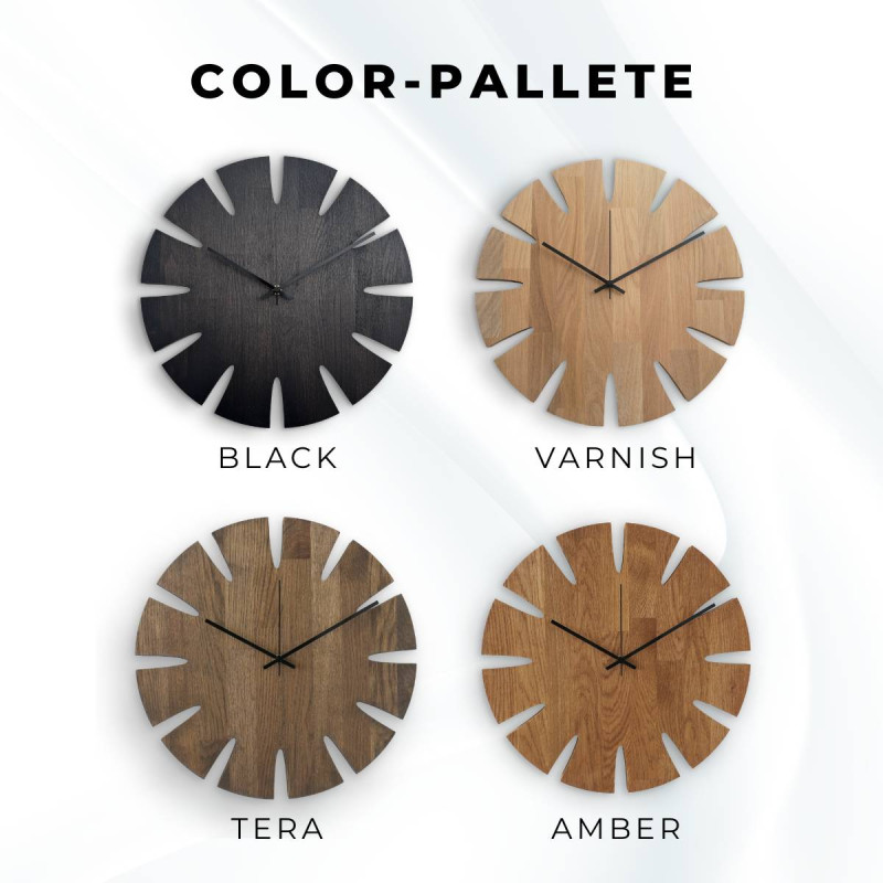 Nástěnné hodiny ze dřeva – elegantní design do...