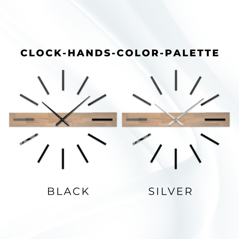 Elegantní 3D hodiny do moderního interiéru