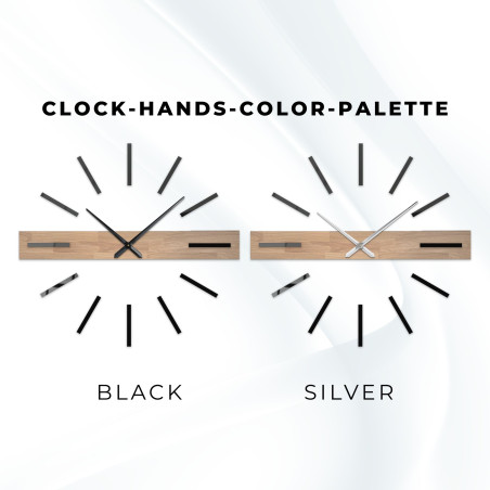 Elegantní 3D hodiny do moderního interiéru