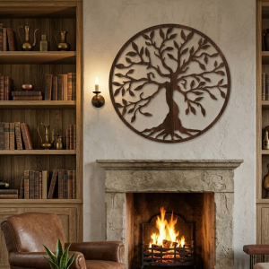 copy of Dřevěný obraz strom života v kruh | CATARA